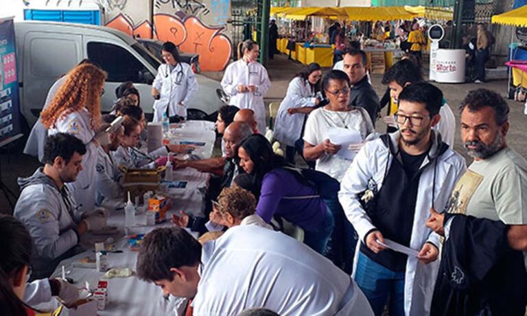 Em parceria com a Phorte, alunos da USCS levam atendimento médico a Arena Bela Vista