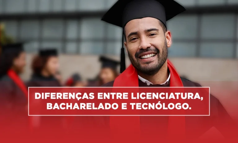 Diferenças entre licenciatura, bacharelado e tecnólogo.