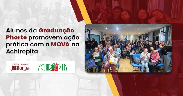 Alunos da Faculdade Phorte promovem ação prática com o MOVA em parceria com a Achiropita