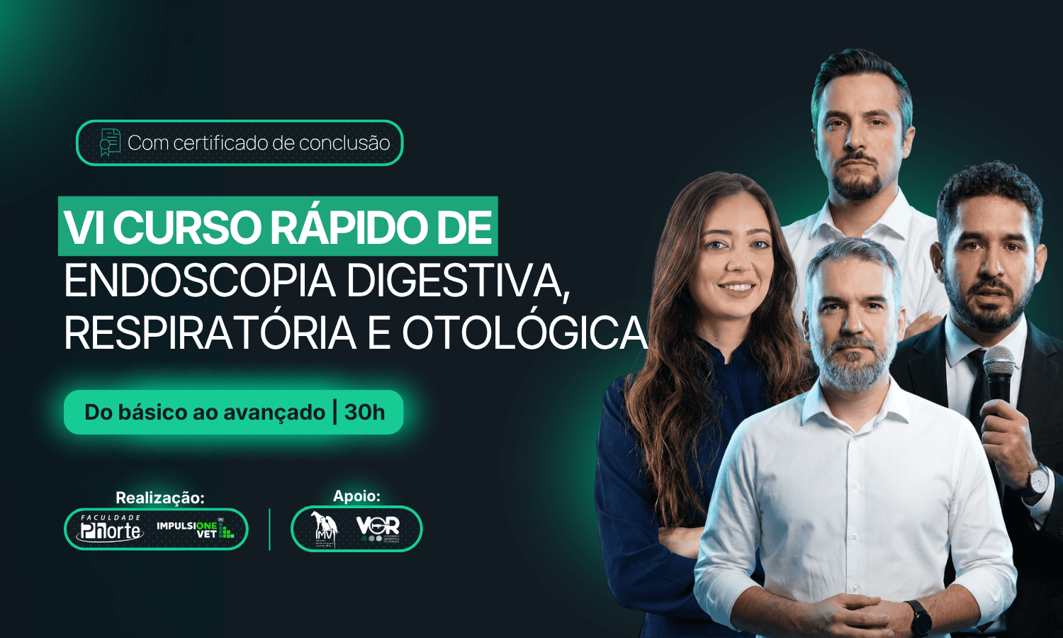 CURSO DE ENDOSCOPIA DIGESTIVA, RESPIRATÓRIA E OTOLÓGICA