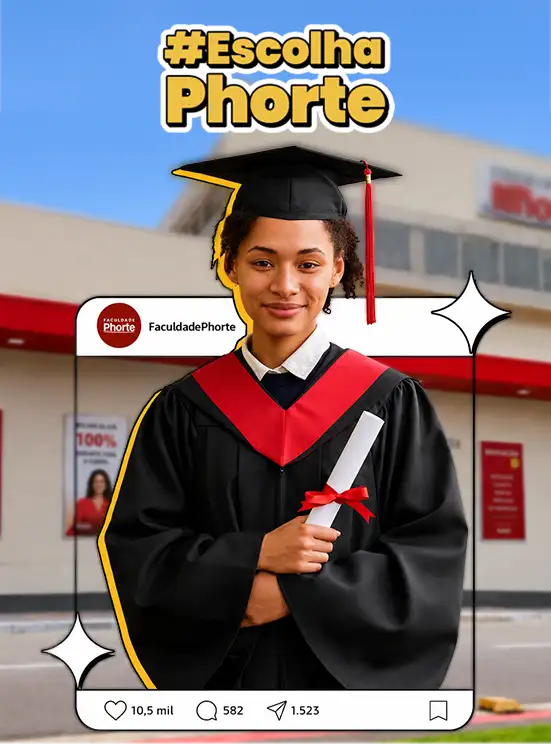Campanha de graduação da Faculdade Phorte