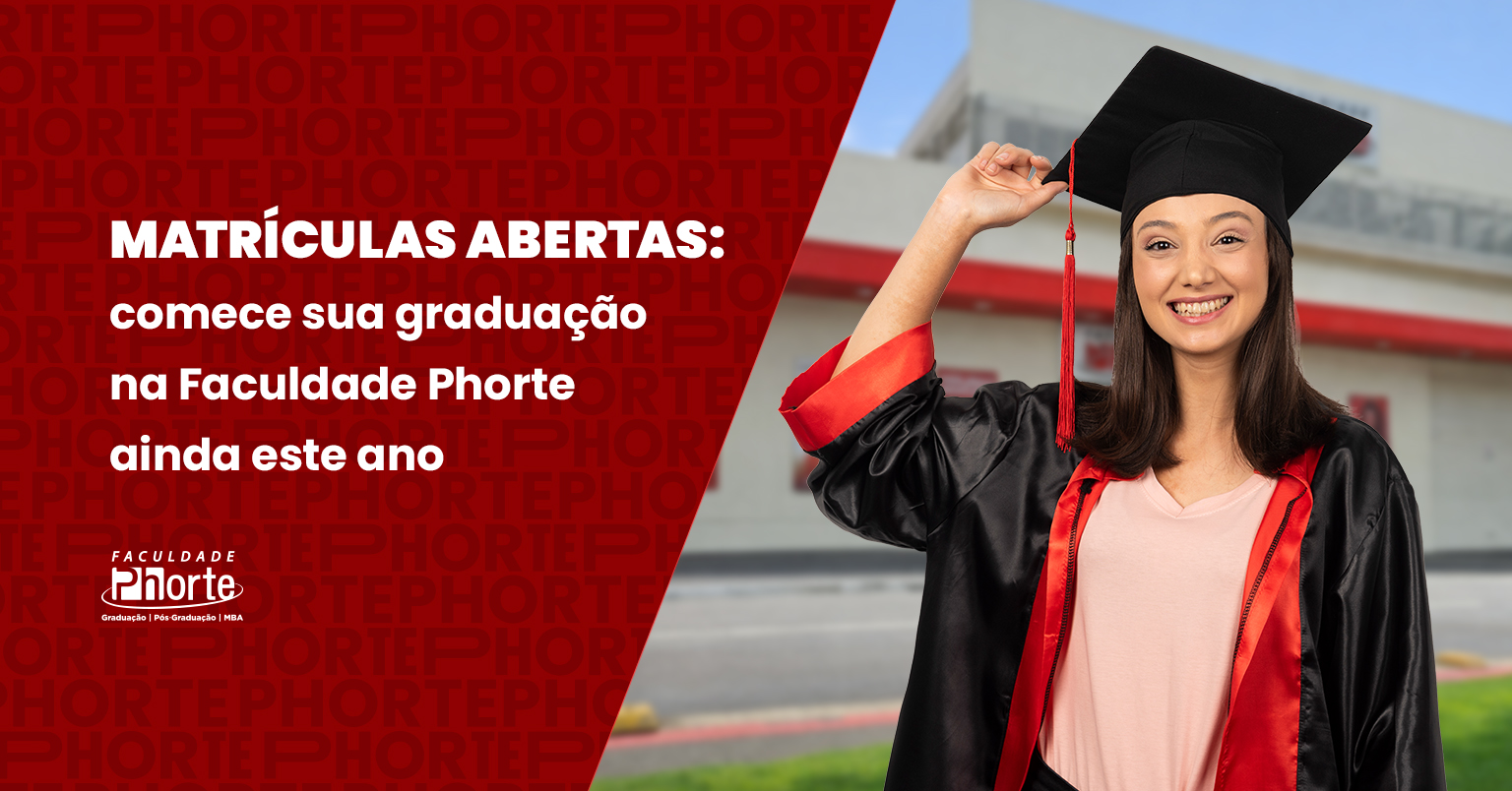 Matrículas abertas: comece sua graduação na Faculdade Phorte ainda este ano
