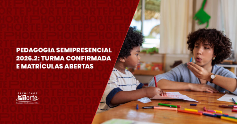 Pedagogia Semipresencial 2026.2: turma confirmada e matrículas abertas