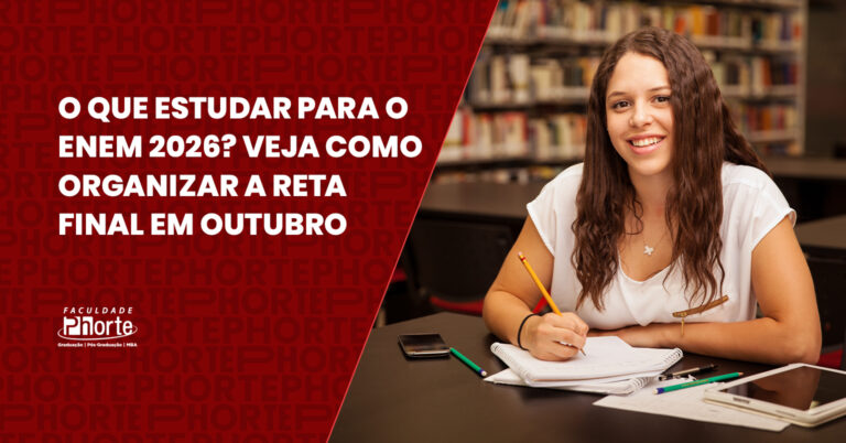 O que estudar para o Enem 2026? Veja como organizar a reta final em outubro
